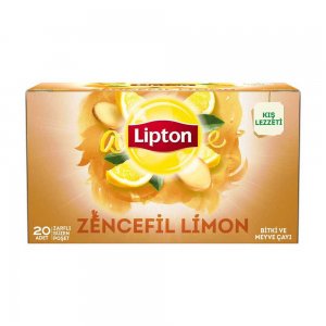 Lipton Bitki Çayı Zencefil Limon 20'Li