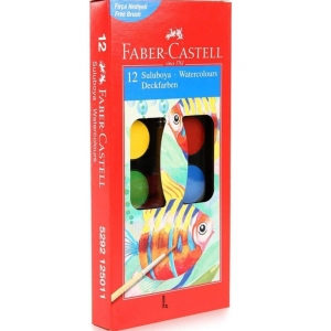 Faber Castell Sulu Boya 12 Renk Küçük Boy