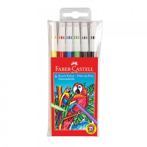 Faber Castell Keçeli Kalem 6 Renk