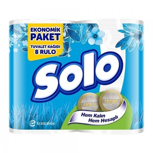 Solo Tuvalet Kağıdı 8'Li Paket Akıllı Seçim