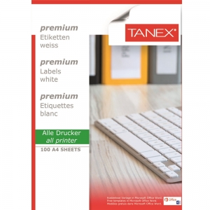 Tanex Tw-2008  Laser Etiketi 99.1 x 67.7 mm