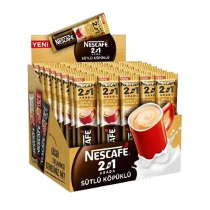 Nescafe 2'si 1 Arada Sütlü Köpüklü Hazır Kahve 48 x 10 G