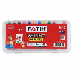 Fatih Pastel Boya 12 Renk King Size Çantalı 50350