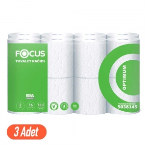Focus Optimum Tuvalet Kağıdı 16'Lı x 3 Adet