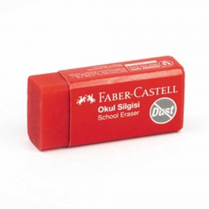 Faber Castell Okul Silgisi Dust-Free Kırmızı Büyük 187223