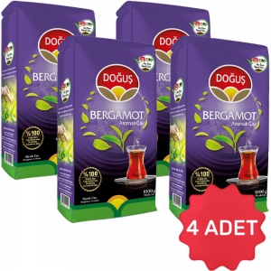 Doğuş Bergamot Aromalı Çay 1000 Gr x 4 Adet