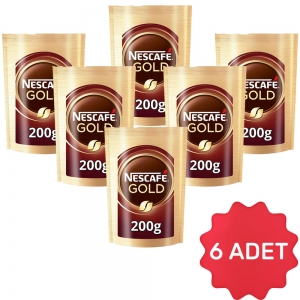 Nescafe Gold Kahve 200 Gr x 6 Adet
