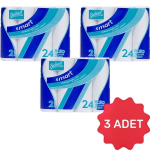 Select Smart Tuvalet Kağıdı 24'Lü x 3 Adet