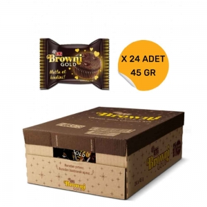 Eti Browni Gold Çikolatalı Kek 45 Gr X 24 Adet