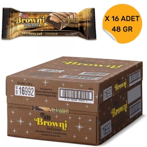 Eti Browni Intense Gold Çikolata 48 Gr X 16 Adet