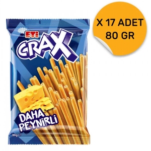 Eti Crax Peynirli Çubuk Kraker 80 Gr X 17 Adet