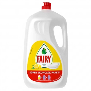 Fairy Sıvı Bulaşık Deterjanı Limon Kokulu Süper Ekonomik Paket 2600 Ml