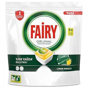 Fairy Hepsi Bir Arada Tablet Limon 84'Lü