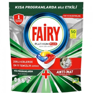 Fairy Platinum Plus Hepsi Bir Arada Limon 50'Li