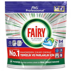 Fairy Platinum Hepsi Bir Arada Limon 84'Lü