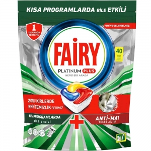 Fairy Platinum Plus Hepsi Bir Arada 40'Lı