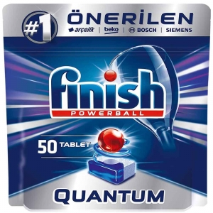 Finish Powerball Quantum Bulaşık Makinesi Tableti 50'li