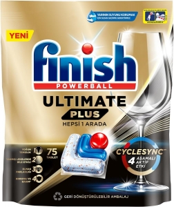 Finish Ultimate Plus Bulaşık Tableti 75'Li