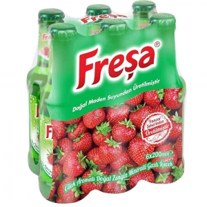 Freşa Çilekli Soda 200 Ml X 6 Adet