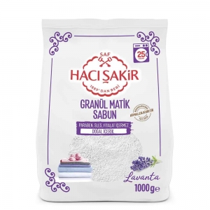 Hacı Şakir Granül Matik Sabun Lavanta 1000 Gr