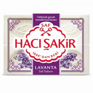 Hacı Şakir Kalıp Sabun Lavanta 4'Lü 600 Gr