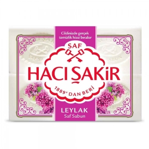 Hacı Şakir Kalıp Sabun Leylak 4'Lü 600 Gr