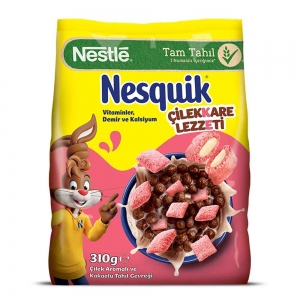 Nestle Nesquik Çilekkare Çilek Aromalı Tahıl Gevrek 310 Gr