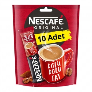 Nescafe 3 ü 1 Arada Hazır Kahve 10'Lu Paket