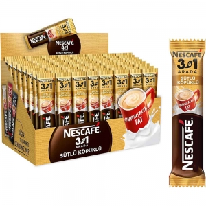 Nescafe 3 Ü 1 Arada Sütlü Köpüklü 56'Lı Paket