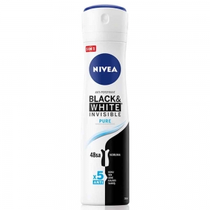 Nivea Invisible Pure Black & White Kadın Deodorant Sprey 150 Ml