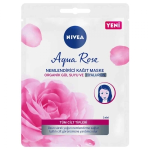 Nivea Aqua Rose Nemlendirici Kağıt Maske