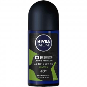 Nivea Men Deep Dimension Amazonia Roll-On 50 Ml