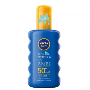 Nivea Sun Koruma ve Bakım Çocuk Güneş Kremi SPF50+ Sprey 200 Ml