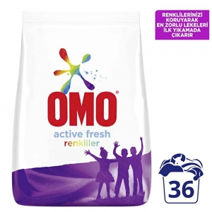 Omo Active Fresh Toz Deterjan Renkliler 5,5 Kg