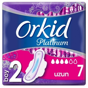 Orkid Platinum Hijyenik Ped 7'Li 2 Numara