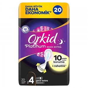 Orkid Platinum Gece Ekstra 20'Li 4 Numara