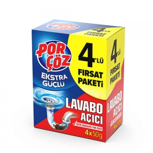 Porçöz Lavabo Açıcı Granül 4 x 50 Gr