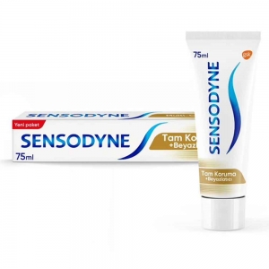 Sensodyne Tam Koruma ve Beyazlatıcı Diş Macunu 75 Ml