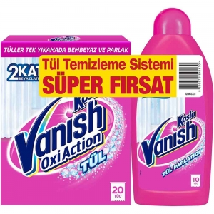 Vanish Kosla Tül Temizleyici Toz 450 Gr + Parlatıcı 450 Ml