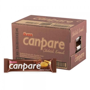 Canpare Çikolatalı Kremalı Bisküvi  81 Gr x 24 Adet