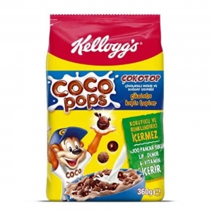 Kellogg's Coco Pops Çokotop Mısır & Buğday Gevreği 360 Gr