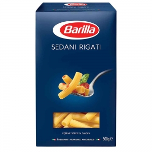 Barilla Sedani Rigati İnce Uzun Makarna 500 Gr