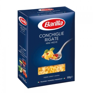 Barilla Conchiglie Rigate Mini Midye Makarna 500 Gr