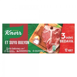 Knorr Et Suyu Bulyon 12 Adet 120 Gr