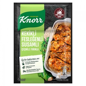 Knorr Fırında Tavuk Çeşnisi Kekikli Fesleğenli Susamlı 29 Gr