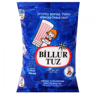 Billur Tuz İyotlu Sofra Tuzu 750 Gr