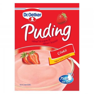 Dr.Oetker Çilekli Puding Toz Karışımı 120 Gr