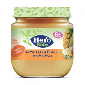 Hero Baby Armut Ananas Şeftali Püre Mama 125 Gr