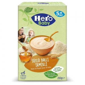 Hero Baby Sütlü Ballı İrmikli Ek Besin 200 Gr