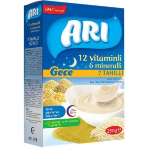 Arı Mama Tahıllı Gece 7 Ek Besin 250 Gr